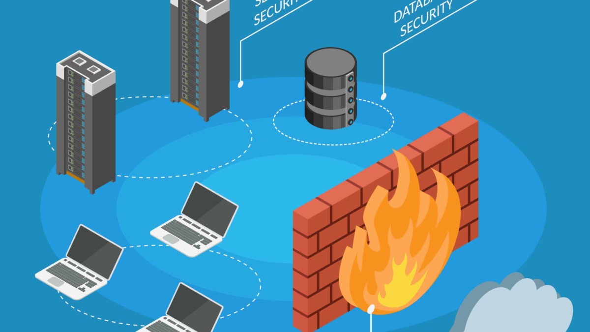 Enterprise Isometric Internet security firewall protection information