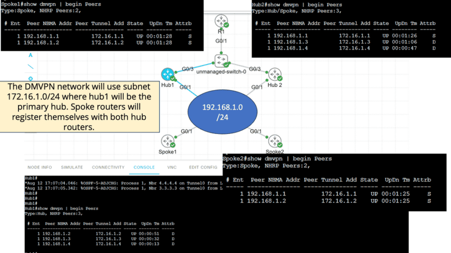 Dual Hub Single Cloud